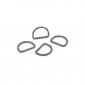 Open Semi-Circular Rings for Bags 4pcs | Tessiland