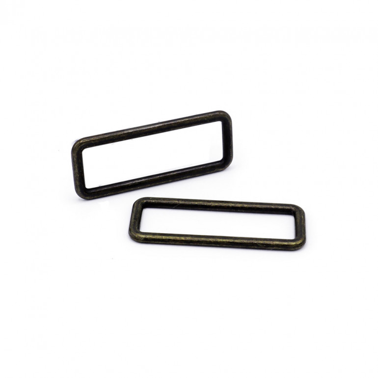 Anillos Rectangulares Latón 40mm - Estética y Funcionalidad Made in Italy | Tessiland