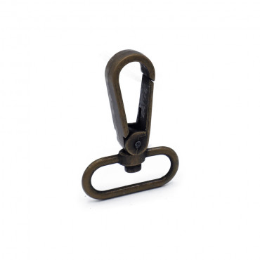 Pierre Snap Hook Brass 57x30 for Crocheted Bags and Straps | Tessiland