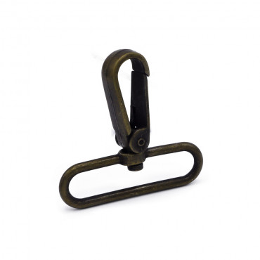 Pierre Snap Hook Brass 57x50 for Crocheted Bags and Straps | Tessiland
