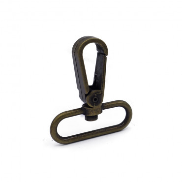 Pierre Snap Hook Brass 57x40 for Crocheted Bags and Straps | Tessiland