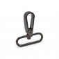 Mousqueton Pierre Gunmetal 57x40 pour Sacs Crochetés et Sangles | Tessiland