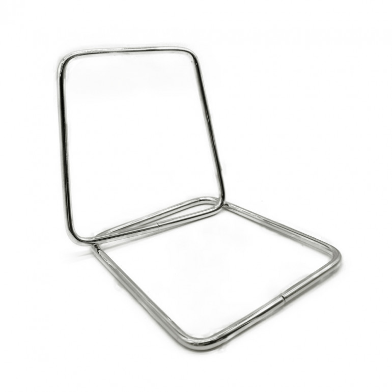 Manici Metallo Trapezio Argento