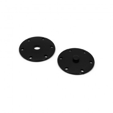 Bottoni automatici in plastica trasparente facili da cucire Nero