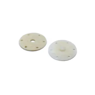 Botón automático de plástico Blanco roto