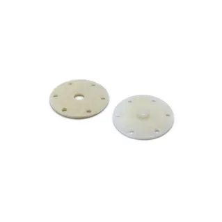 Bouton automatique en plastique Blanc cassé