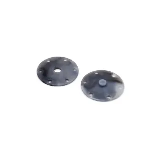 Botón automático de plástico Gris