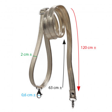 Old Style Vigor Platinum Bag Strap for Crochet Creations | Tessiland