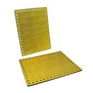 Côtés Stylondas En Similicuir 18x24 cm Tessiland 2 pcs Cedro