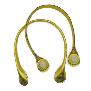 Manici stile Obag con chiusura a vite per borse medie e grandi Citron