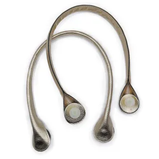 Obag Style Handles with Screw Closure for Medium and Large Bags Platino