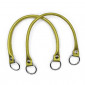 Pair of Circle handles in Ecopelle for crochet creations Lizzy Citron | Tessiland