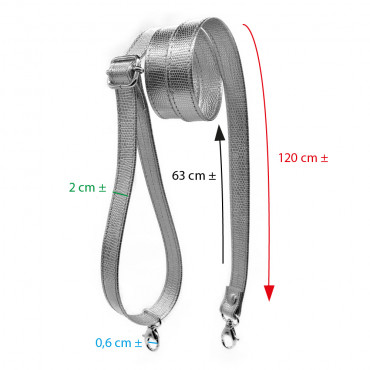 Old Style Lizzy Steel Bag Strap for Crochet Creations | Tessiland