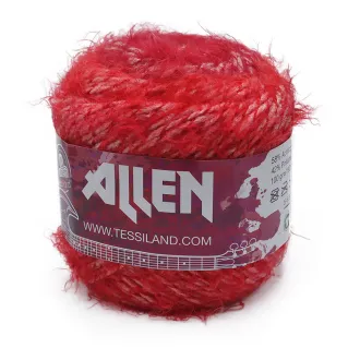Allen Acrylique fourrure Dégradée Cake 100g Rouge
