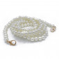 Bandoulière de Perles 120 cm or