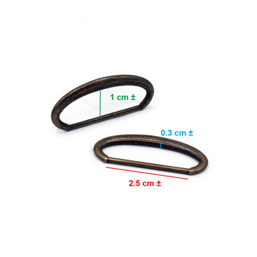 Discover the Revolutionary 25mm Brass Oval Rings - Transform Your Crochet Accessories | Tessiland