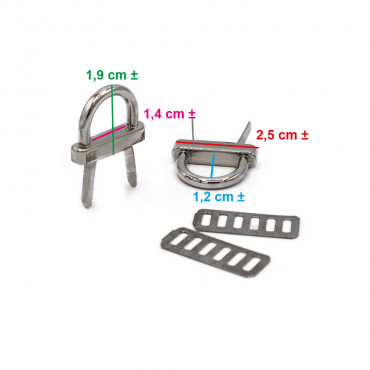 Ponticelli semplici Argento 2Pz