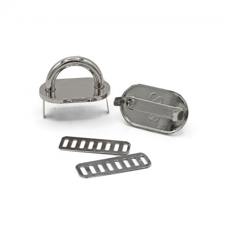 Ponticelli con placca ovale per applicare manici e tracolle