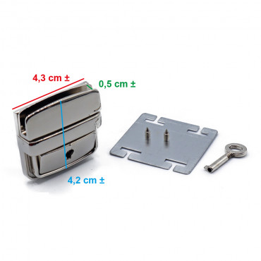 Folder closure Silver