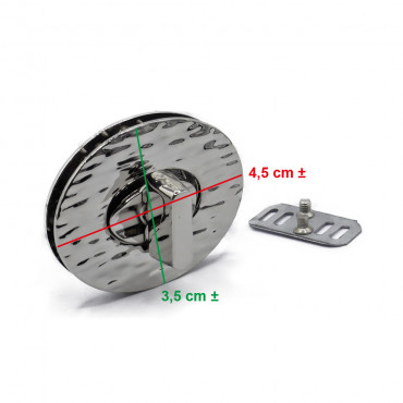 Chiusura girello Clivia Argento