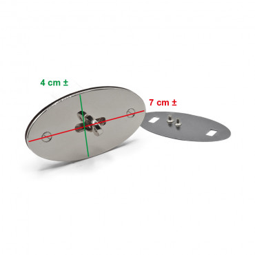 Turn clasp - Dalia - Silver