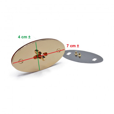 Turn clasp - Dalia - Golden