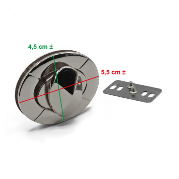 Chiusura girello Edera Argento