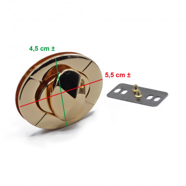 Turn clasp - Edera - Golden