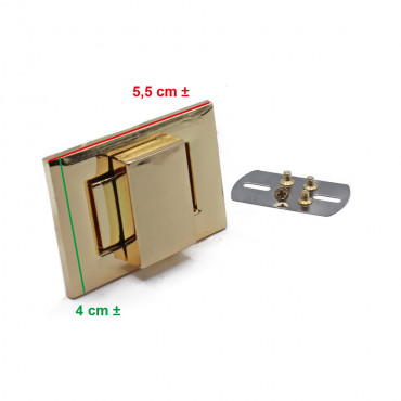 Turn clasp - Maonia - Golden