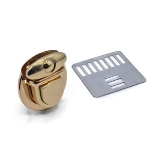 Circle Snap Closure for Bags 40mm Oro