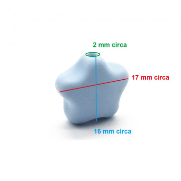 Perle Étoile Bleu Ciel