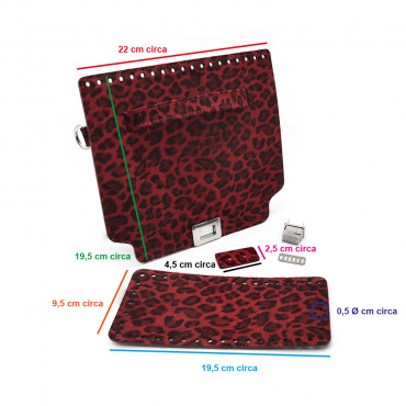 Red Himba Crochet Bag Set | Tessiland