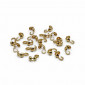 4mm Gold Hook Knot Covers 20pcs | Tessiland