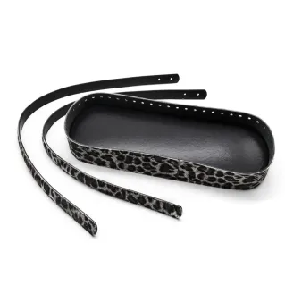 Set de bolso Masai animal print en ecopiel para bolsos de crochet Chiaro