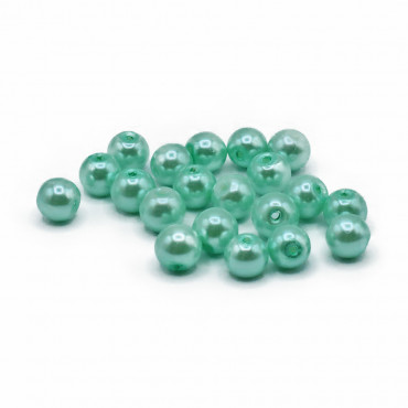 8mm HQ Glass Beads Tiffany | Tessiland