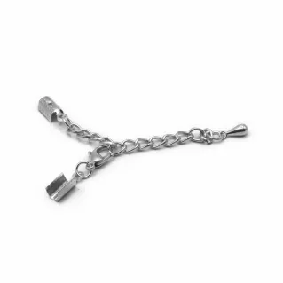 Mousqueton avec Chaîne Sans Nickel Bijoux | Tessiland