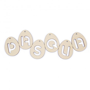 Easter Kit 6 Wooden Eggs | Tessiland