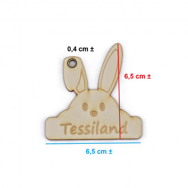 Lapin Personnalisé Laser | Tessiland