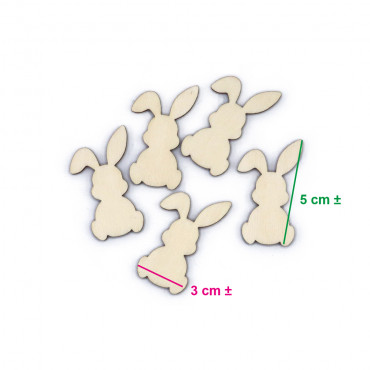 Lapin en Bois Laser | Tessiland