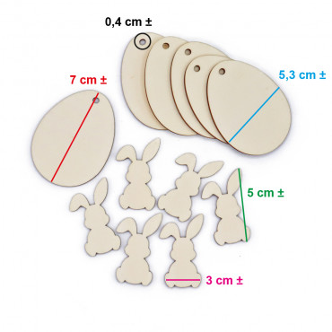 Easter Decoration Kit: Egg and Bunny | Tessiland