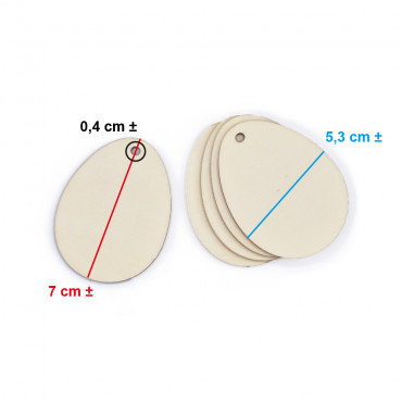 Laser Cut Package Closure Egg | Tessiland