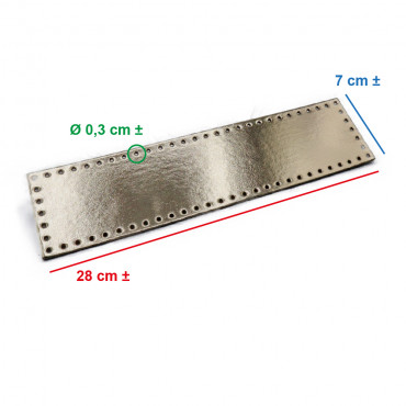 Mattonella Ecopelle Vigor Platino 7x28 | Tessiland