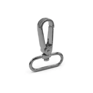 Pierre Spring Clip for Straps and Handles Argento