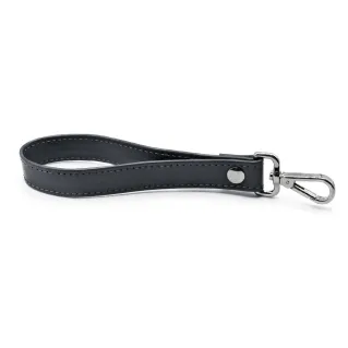 Argo Eco Leather Wrist Strap with Carabiner for Pouches Gray