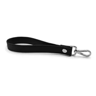 Argo Eco Leather Wrist Strap with Carabiner for Pouches Black