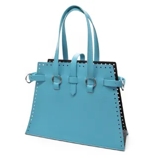 Set de sac Didima en simili cuir pour crochet avec ceinture de sac Turchese