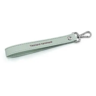 Muñequera Argo de eco cuero con mosquetón personalizable para bolso Tiffany