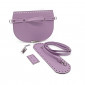Set de bolso College en ecopiel crochet | Tessiland