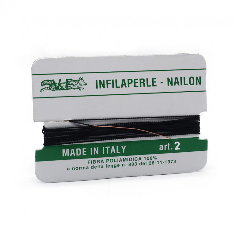 Filo Infilaperle in Poliammide con Ago in Rame