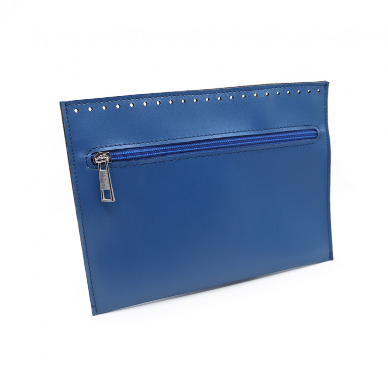 Cornflower Blue Eco Leather Inner Pocket | Tessiland
